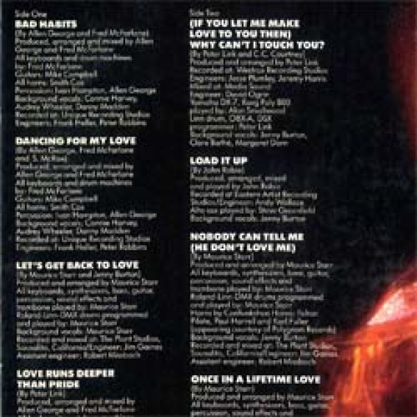 画像2: JENNY BURTON / BAD HABITS (LP原盤/全8曲) [◎中古レア盤◎お宝！金印ジャケ！本物の原盤！80's女性ダンクラ名盤！] (2)