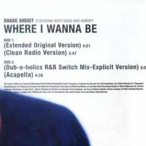 画像2: SHADE SHEIST / WHERE I WANNA BE (英原盤/UKリミックス) [◎中古レア盤◎お宝！ジャケ付原盤！爽快TOTO使い！] (2)