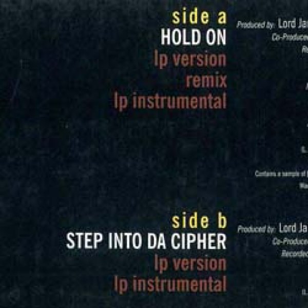 画像2: BRAND NUBIAN / HOLD ON (米原盤/全2曲) [◎中古レア盤◎お宝！シュリンク付！ジャケ付原盤！哀愁大ネタ使い！メロウミドル名曲！] (2)