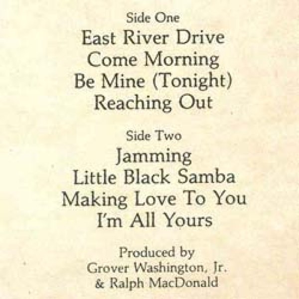 画像2: GROVER WASHINGTON JR / ジャミング (LP原盤/全8曲) [◎中古レア盤◎お宝！当時の原盤！ボブマーレーをSAXで！お洒落ネタ！] (2)