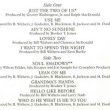 画像2: BILL WITHERS / JUST THE TWO OF US (LP/全10曲) [◎中古レア盤◎お宝！シュリンク付！ネタの宝庫！超最強ベスト！] (2)