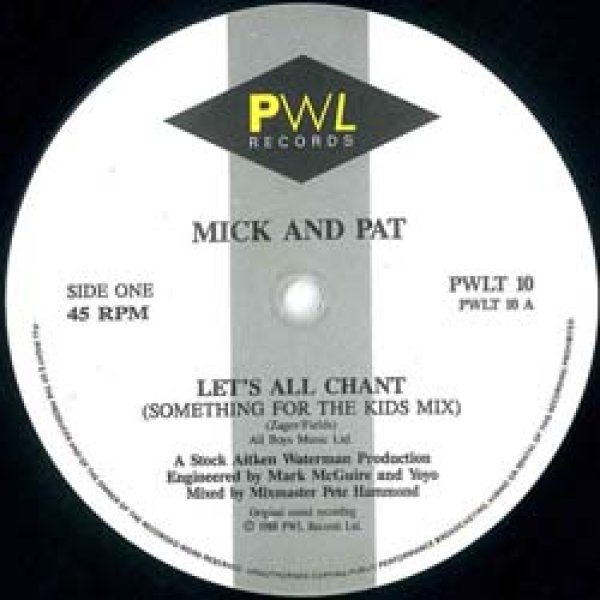 画像2: PAT & MICK / LET'S ALL CHANT (英原盤/REMIX) [◎中古レア盤◎お宝！英国版ジャケ！マハラジャ特大ヒット！] (2)