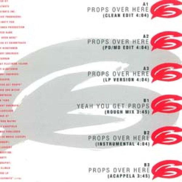 画像2: THE BEATNUTS / PROPS OVER HERE (全2曲) [◎中古レア盤◎お宝！シュリンク付！人気ジャケ付！ミドル名曲！フロア大合唱！] (2)