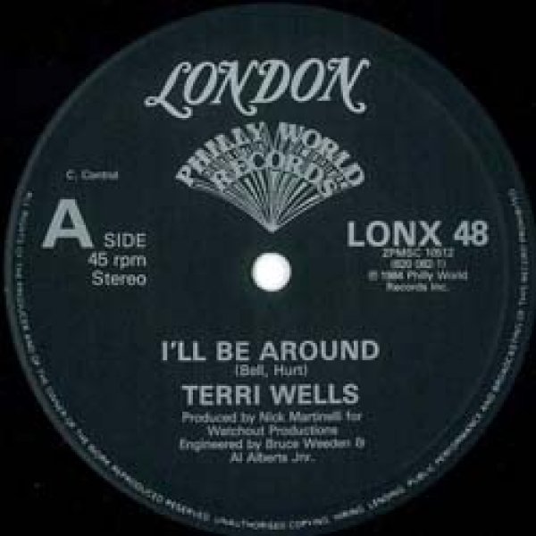 画像3: TERRI WELLS / I'LL BE AROUND (英原盤/12"MIX) [◎中古レア盤◎お宝！希少ジャケ付！極上女性VOカバー！インスト入り版！] (3)