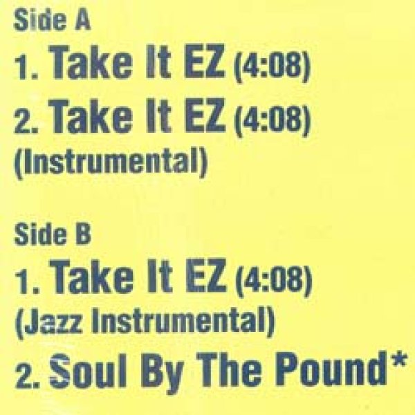 画像2: COMMON SENSE / TAKE IT EZ (全2曲) [■廃盤■お宝！シュリンク付！人気ジャケ！90'sミドル名曲！JAZZインストが肝！] (2)