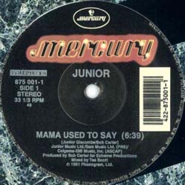 画像2: JUNIOR / TOO LATE (12"MIX/全2曲) [◎中古レア盤◎お宝！当時の正規シリーズ！大人のダンクラ傑作！] (2)
