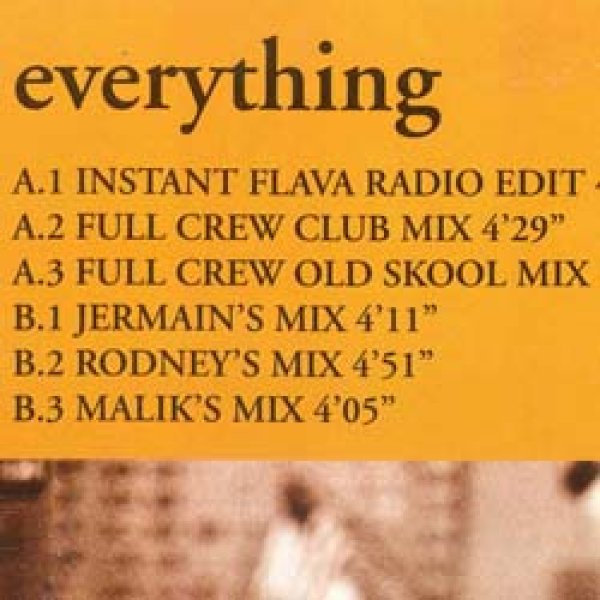 画像2: MARY J. BLIGE / EVERYTHING (伊原盤/REMIX) [◎中古レア盤◎お宝！ジャケ付原盤！「上を向いて歩こう」使い！イタリア版MIX！] (2)