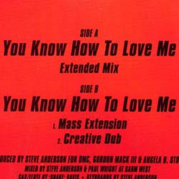 画像2: TAFURI / YOU KNOW HOW TO LOVE ME (英原盤/3VER) [◎中古レア盤◎お宝！美ジャケ付原盤！名曲を極上カバー！] (2)