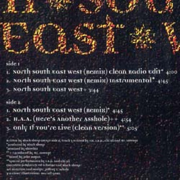 画像2: BLACK SHEEP / NORTH SOUTH EAST WEST (米原盤/REMIX) [◎中古レア盤◎お宝！本物のUS原盤！90'sミドル名盤！SHOWBIZ！] (2)