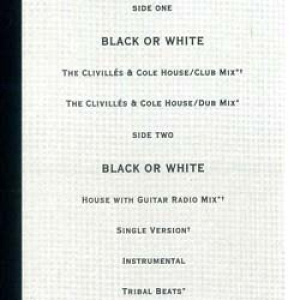 画像2: MICHAEL JACKSON / BLACK OR WHITE (米原盤/6VER) [◎中古レア盤◎激レア！当時から珍しいUS原盤！豪華6VER入り！] (2)