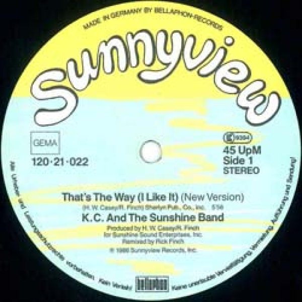 画像2: K.C. & THE SUNSHINE BAND / THAT'S THE WAY (独原盤/86年MIX) [◎中古レア盤◎お宝！シュリンク付！美A級品！別ジャケ & 別MIX！] (2)