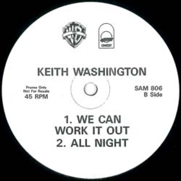 画像2: KEITH WASHINGTON / KISSING YOU + 2曲 (UKプロモ/全3曲) [◎中古レア盤◎激レア！幻の「LPミックス」！] (2)
