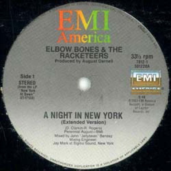 画像2: ELBOW BONES / A NIGHT IN NEW YORK (米原盤/12"MIX) [◎中古レア盤◎お宝！本物のジャケ付US原盤！ロングMIX！土岐麻子！] (2)