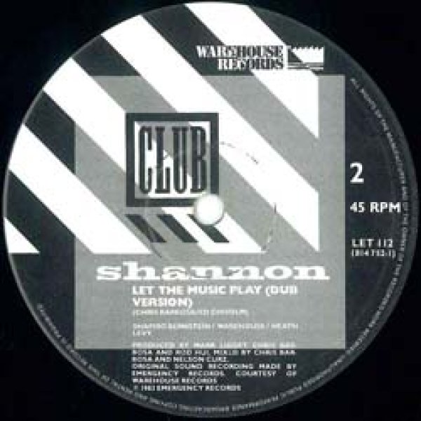 画像3: SHANNON / LET THE MUSIC PLAY (英原盤/12"MIX) [◎中古レア盤◎お宝！英国版ジャケ原盤！ロングMIX+DUB！]   (3)