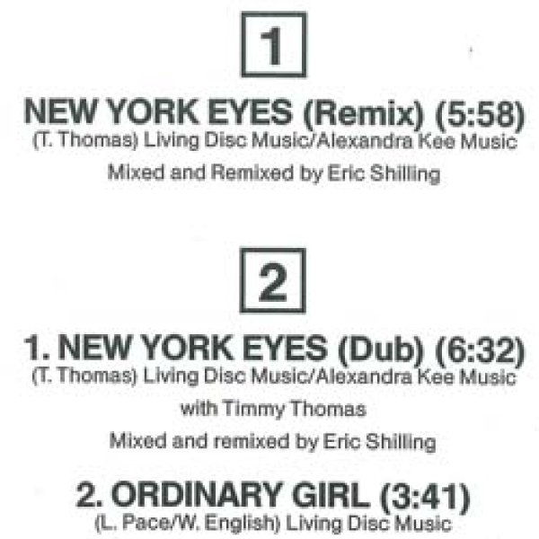 画像2: NICOLE / NEW YORK EYES (和蘭原盤/REMIX) [◎中古レア盤◎お宝！激レアREMIX！ダブMIX入り版！] (2)