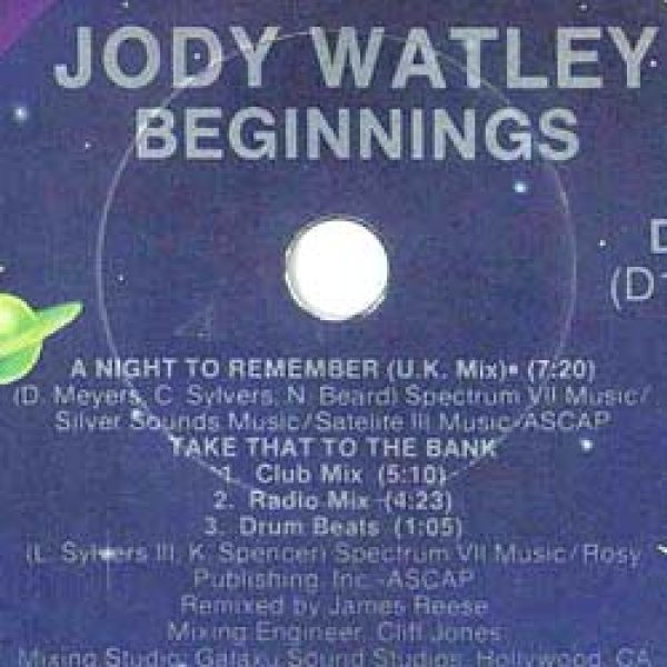 ナスティーストリートレコード】JODY WATLEY / 涙のリメンバー