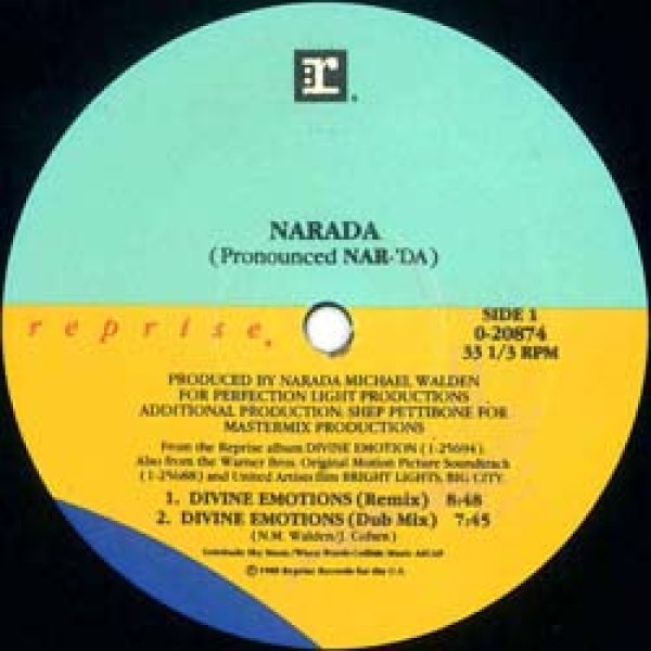 画像2: NARADA / DIVINE EMOTIONS (米原盤/12"MIX) [◎中古レア盤◎お宝！シュリンク付原盤！哀愁お洒落ダンクラ鉄板！] (2)