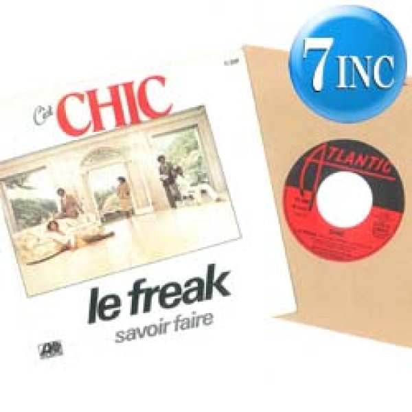 画像1: CHIC / LE FREAK (7インチMIX) [◎中古レア盤◎貴重！フランス版ジャケ付！7"MIX！] (1)