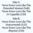 画像2: ALEXANDER O' & CHERRELLE / NEVER KNEW LOVE LIKE THIS (米原盤/12"MIX) [◎中古レア盤◎激レア！二度と無い未開封！本物のUS原盤！] (2)