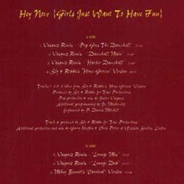 画像2: CYNDI LAUPER / HEY NOW (94年MIX/7VER) [◎中古レア盤◎激レア！超人気ジャケ付！必殺「94年ミックス」！] (2)