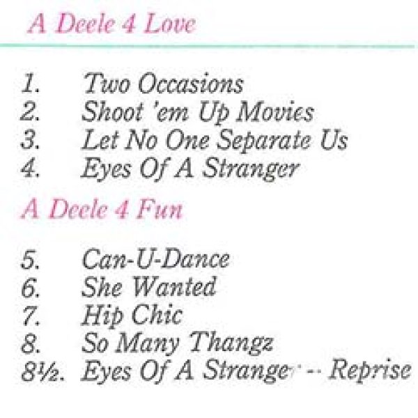 画像2: THE DEELE / TWO OCCASIONS (LP原盤/全9曲) [◎中古レア盤◎激レア！美品！珍しい日本版帯付！極上甘茶！] (2)