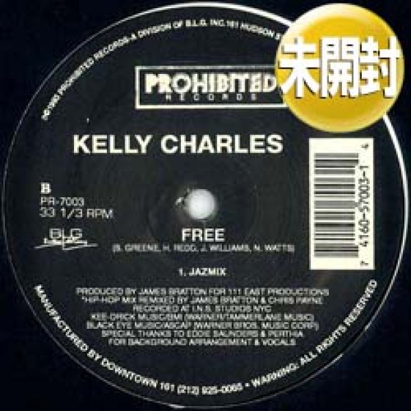 画像1: KELLY CHARLES / FREE (米原盤/REMIX) [◎中古レア盤◎お宝！なんと未開封新品！鬼マイナー！R&Bカバー！] (1)