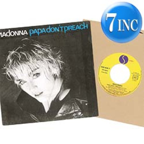 画像1: MADONNA / PAPA DON'T PREACH (7インチ) [◎中古レア盤◎お宝！フランス版ジャケ7"！アルバム未収曲入り！] (1)