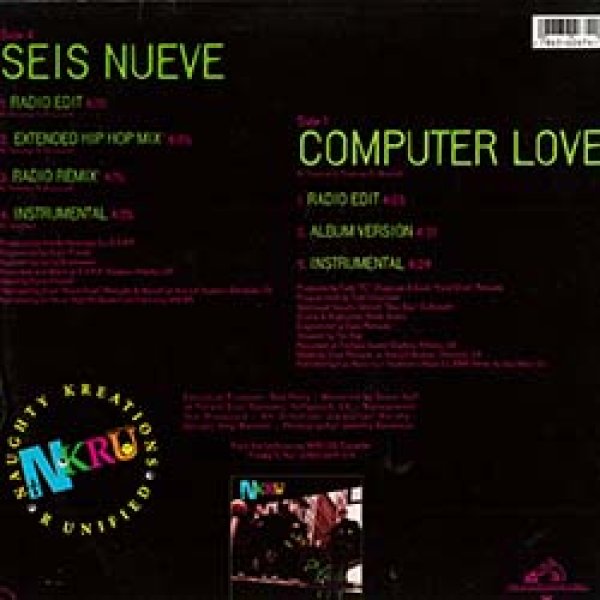 画像2: NKRU / COMPUTER LOVE (米原盤/全2曲) [◎中古レア盤◎お宝！ジャケ付原盤！お探しのガールズ・カバー！] (2)