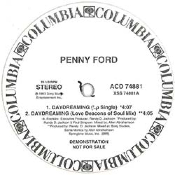 画像2: PENNY FORD / DAYDREAMING (USプロモ/REMIX) [◎中古レア盤◎激レア！本物の原盤！幻のUSプロモREMIX！] (2)