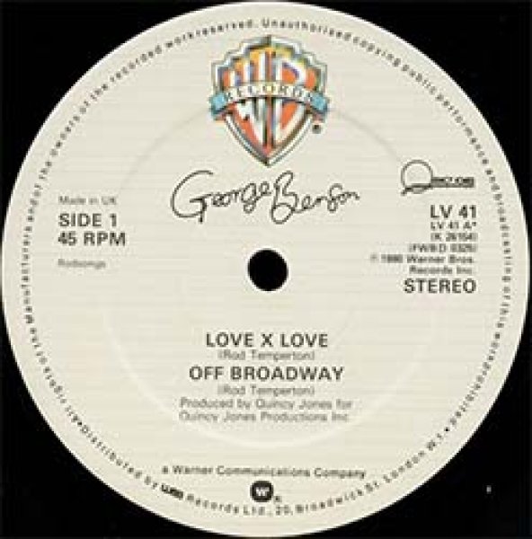 画像3: GEORGE BENSON / LOVE X LOVE (英原盤/全3曲) [◎中古レア盤◎お宝！英国版別ジャケ！3曲入り！] (3)