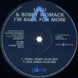 画像2: LULU & BOBBY WOMACK / I'M BACK FOR MORE (英原盤/REMIX) [◎中古レア盤◎お宝！ジャケ付原盤！極上哀愁カバー！] (2)