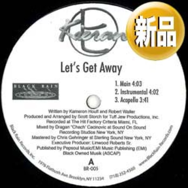 画像1: KIERAN / LET'S GET AWAY (非売品/全2曲) [■廃盤■奇跡の新品！超希少音源！マイナーR&B！] (1)