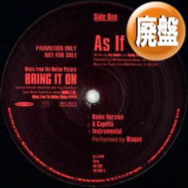 画像1: BLAQUE / AS IF (3VER) [◎中古レア盤◎お宝！少量生産！映画サントラ！人気R&B！] (1)