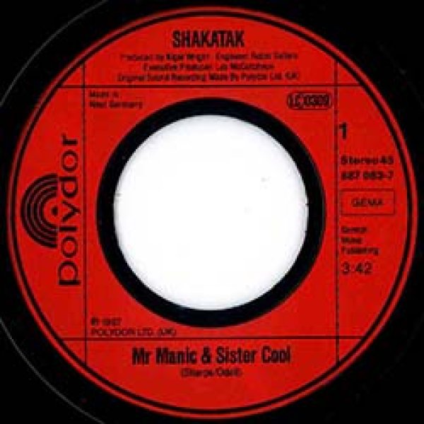 画像3: SHAKATAK / MR. MANIC & SISTER COOL (7インチMIX) [◎中古レア盤◎お宝！美品！お探しの7インチMIX！即戦力！] (3)