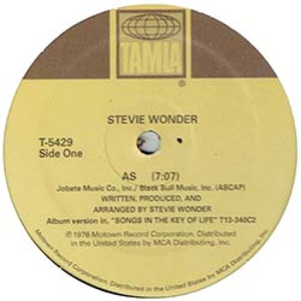 画像2: STEVIE WONDER / ANOTHER STAR & AS (全2曲) [■廃盤■お宝！美A級品！少量生産！貴重な12インチ版！豪華2曲！] (2)