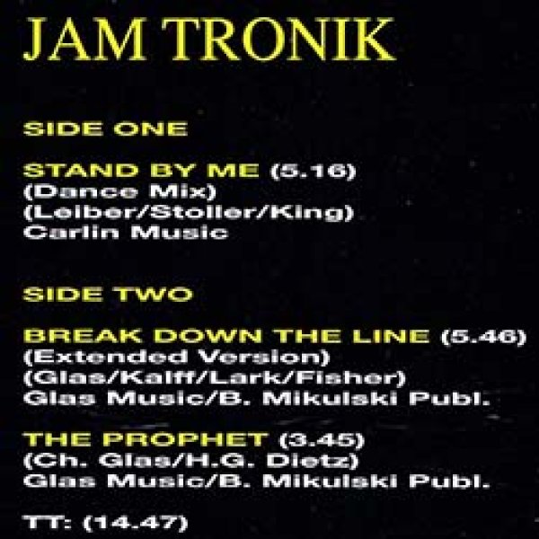 画像2: JAM TRONIK / STAND BY ME (12"MIX/全3曲) [■廃盤■お宝！美品盤！少量生産ジャケ付！R&Bハウスカバー！] (2)