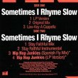 画像2: NICE & SMOOTH / SOMETIMES I RHYME SLOW (全2曲) [■廃盤■お宝！ジャケ付！90's初期ミドル名曲！好音質シリーズ！] (2)