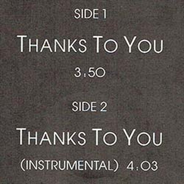 画像3: DELEGATION / THANKS TO YOU (7インチMIX) [◎中古レア盤◎激レア！なんと奇跡の新品！LP未収録！ドイツ版7"オンリー極上ダンサー！] (3)