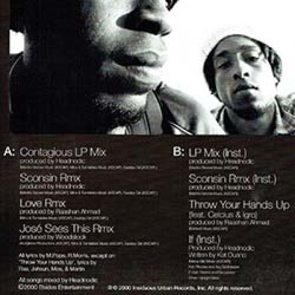 画像2: MISSION / CONTAGIOUS (米原盤/REMIX) [◎中古レア盤◎お宝！シュリンク付！ジャケ付原盤！JAZZYアングラ名盤！DJ KIYOプレイ！] (2)