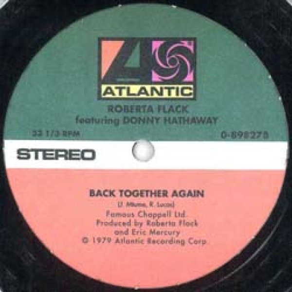 画像2: ROBERTA FLACK / KILLING ME SOFTLY & BACK TOGETHER AGAIN (全2曲) [◎中古レア盤◎お宝！少量生産版！豪華2曲！] (2)