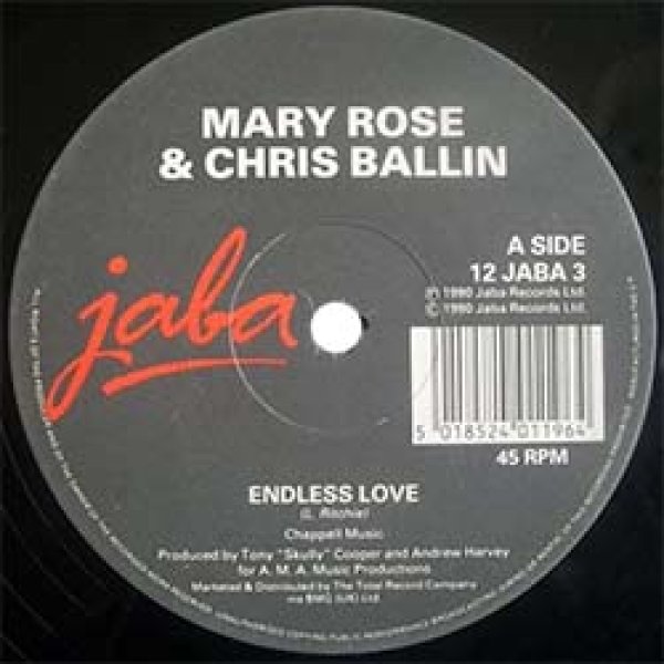 画像2: MARY ROSE / ENDLESS LOVE (英原盤/インスト入り) [◎中古レア盤◎激レア！英国版のみ！希少ジャケ&インスト！] (2)