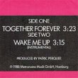 画像2: JENNIFER BELL / TOGETHER FOREVER (7インチMIX) [◎中古レア盤◎お宝！ドイツ版ジャケ7"MIX！女性版がコレ！] (2)