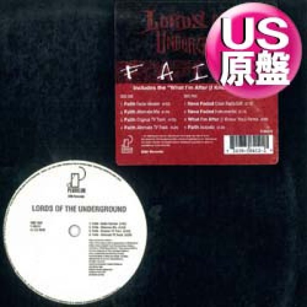 画像1: LORDS OF THE UNDERGROUND / FAITH + 2曲 (米原盤/全3曲) [◎中古レア盤◎お宝！豪華3曲入りUS原盤！「FREE」使いメロウミドル！] (1)
