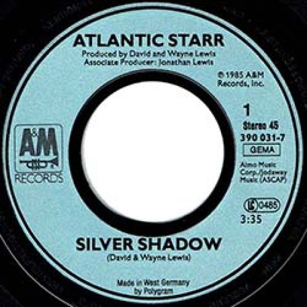 画像4: ATLANTIC STARR / SILVER SHADOW (7インチ) [◎中古レア盤◎お宝！美A級品！ドイツ版ジャケ7"！ライトメロウ！] (4)