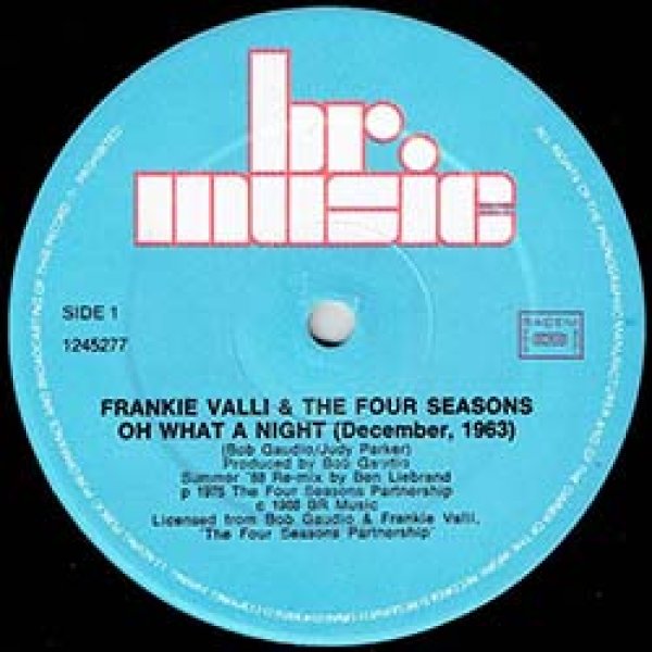 画像2: THE FOUR SEASONS / OH, WHAT A NIGHT (仏原盤/88年MIX) [◎中古レア盤◎激レア！フランス版ジャケ！88年サマーMIX！] (2)