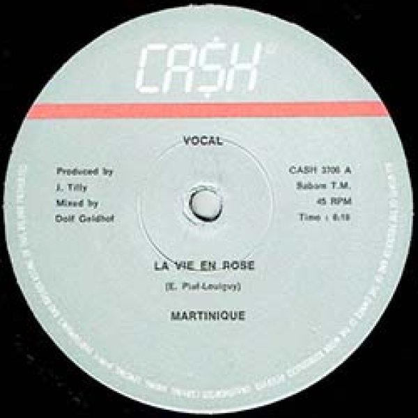 画像2: MARTINIQUE / LA VIE EN ROSE (ベルギー原盤/12"MIX) [◎中古レア盤◎貴重！ベルギー版ジャケ！ばら色の人生！] (2)