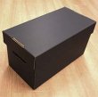 画像3: 【店頭のみ】7インチ専用 ふた付ダンボール (ブラック/150枚幅) [■備品■7インチの整理&収納に！丈夫で積み重ねOK！] (3)