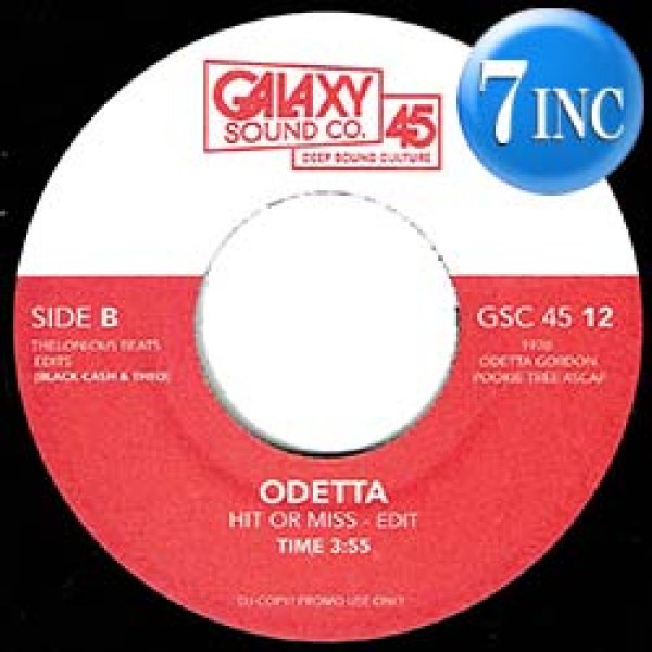 画像1: ODETTA / HIT OR MISS (7インチ/エディット) [■廃盤■激レア！なんと新品！幻のマル秘EDIT！] (1)