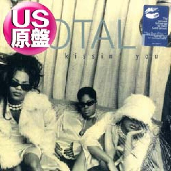 画像1: TOTAL / KISSIN' YOU (米原盤/全2曲) [◎中古レア盤◎お宝！初回ステッカー付原盤！甘茶90's R&B名曲！] (1)