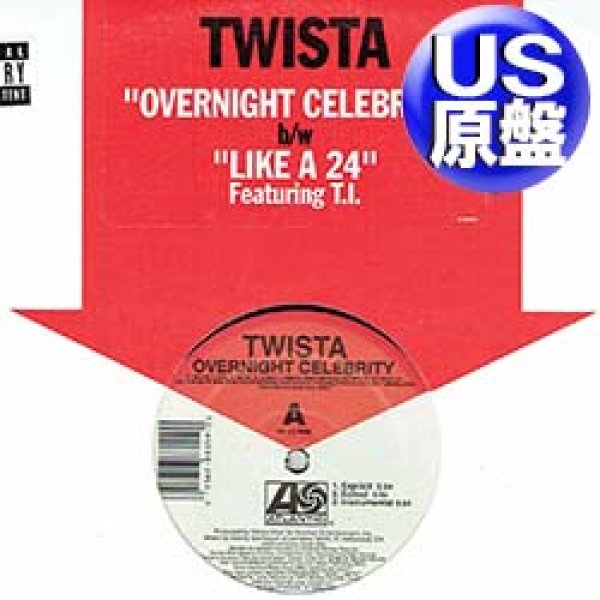 画像1: TWISTA / OVERNIGHT CELEBRITY (米原盤/全2曲) [◎中古レア盤◎お宝！LENNY.W名曲"CALL I LOVE YOU"使い！] (1)